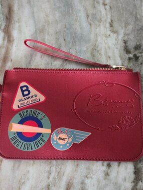 Bésame Cosmetics Retro Zippered Clutch w/Lipstick Charm